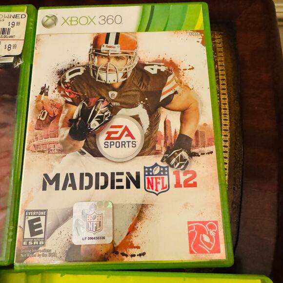 Set of 5 XBOX 360 Video Games Madden NHL FIFA SOCCER NBA Olympic Vancouver